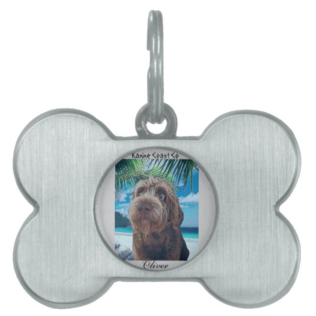 Customised Kanine Coast  Pet ID Tag (Front)