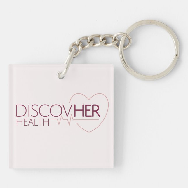Customised Key Chain - DiscovHER Health (Back)