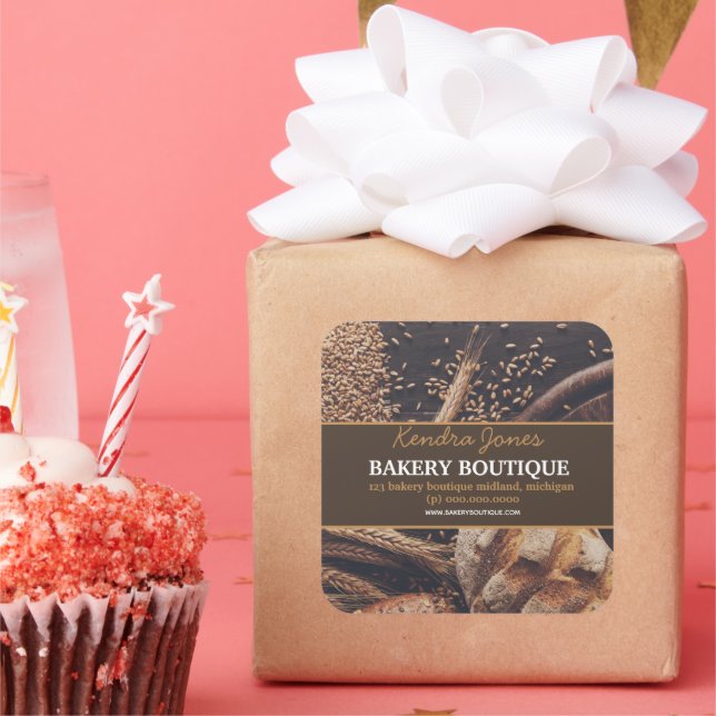 Customised Label Bakery Boutique sticker (Party)