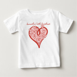 Customised Little Sweetheart Sleeveless Baby Dress Baby T-Shirt