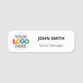 Customised Logo Employee - Magnetic or Safety Pin Name Tag