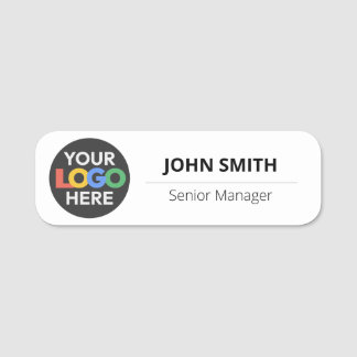 Customised Logo Employee - Magnetic or Safety Pin Name Tag