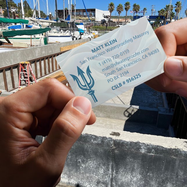 Customised Logo/QR Code/URL Waterproofing Masonry Business Card (Creator Uploaded)