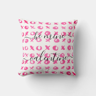 Customised LOVE XOXO Be Mine Valentine Gift Cushion