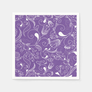 Customised mandala print editable colour napkin