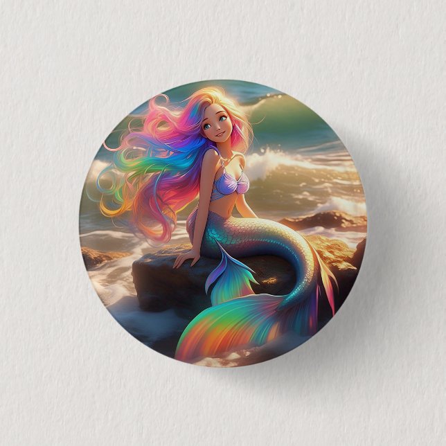 Customised mermaid button (Front)