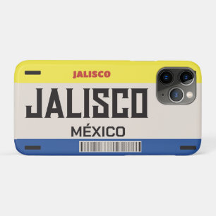 Customised Mexico Jalisco city license plate iPhone 11 Pro Case