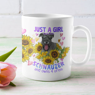 Customised Miniature Schnauzer Pet Dog Breed Mug
