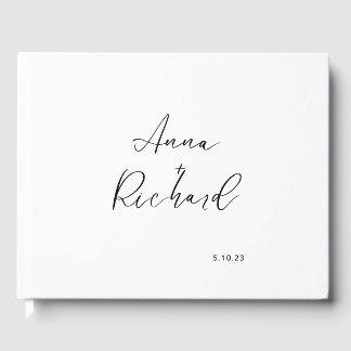 Customised Modern Minimalistic Wedding Guestbook