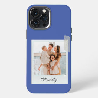 customised modern navy blue Vintage iPhone Case