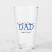 Customised Modern Photo Beer  Glass (Front)