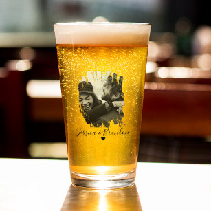 Customised Modern Photo Beer Glass