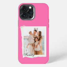 customised modern pink Vintage iPhone Case
