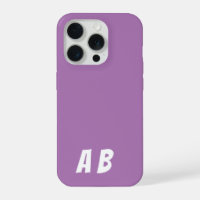 Customised Modern Stylish Name Minimal Purple