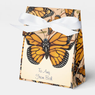 Customised Monarch Butterfly Favour Box