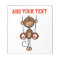 Customised Monkey Gymnast on Rings Note Pad