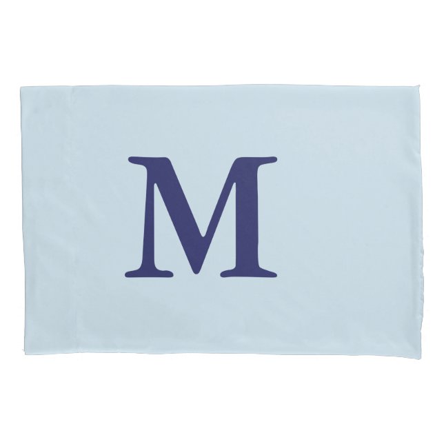 Customised Monogram Pillow Cases (Front-Left)