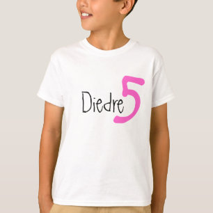 Customised Name and Age Birthday Tshirt