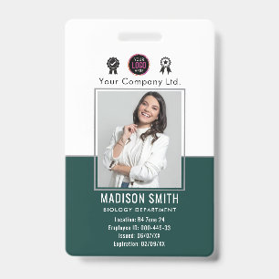 Customised Name and Photo Company Security ID Badge