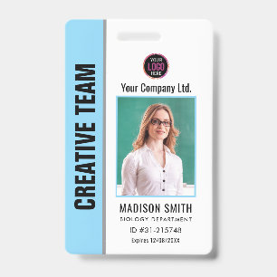 Customised Name and Photo    ID Card Badge