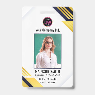 Customised Name and Photo    ID Card Badge