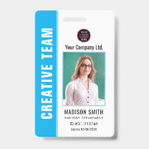 Customised Name and Photo    ID Card Badge