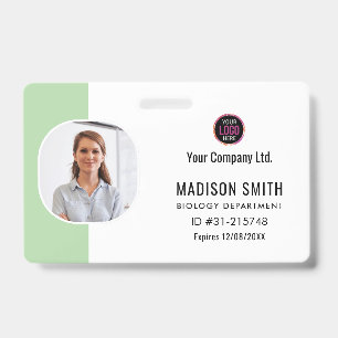 Customised Name and Photo    ID Card Badge
