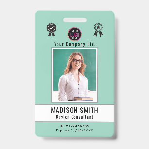 Customised Name and Photo    ID Card Badge