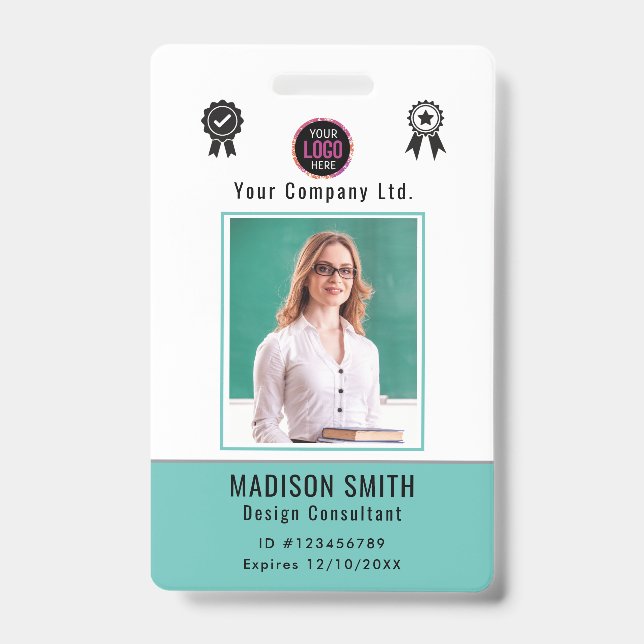 Customised Name and Photo |  ID Card Badge (Front)