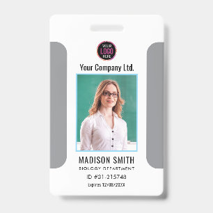Customised Name and Photo    ID Card Badge