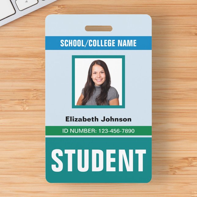 Customised Name and Photo | Student ID Card ID Badge (Creator Uploaded)