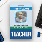 Customised Name and Photo | Teacher ID Card
