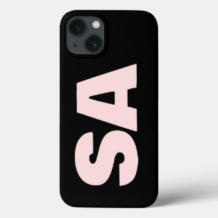 Customised Name Classic Stylish Modern Monogram. iPhone 13 Case