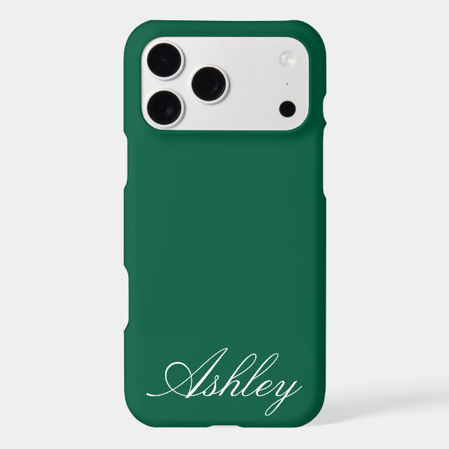 Customised Name Modern Stylish Minimal Monogram  (Back)