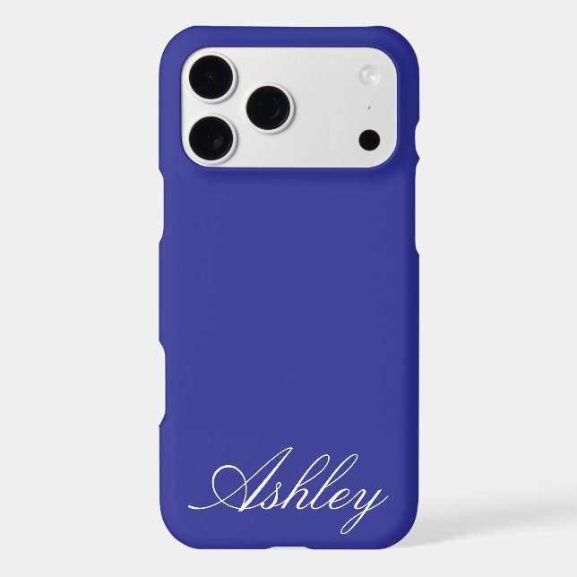 Customised Name Modern Stylish Minimal Monogram  (Back)