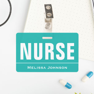 Customised Name Nurse ID Badge