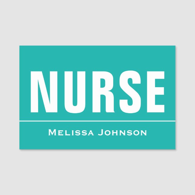 Customised Name Nurse Tag (Front)