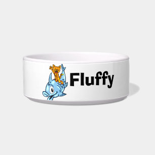 Customised Name Pet Cat Bowls
