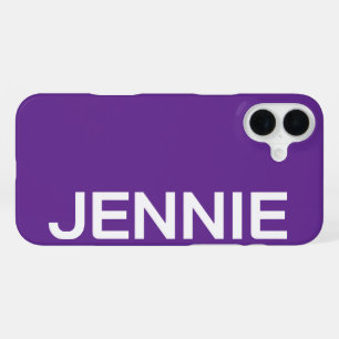 Customised Name Stylish Elegant Modern Minimal  iPhone 16 Plus Case