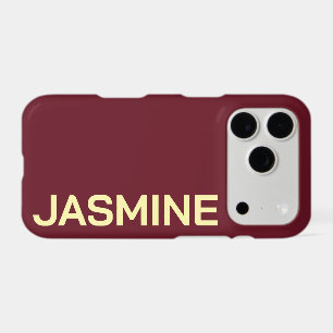Customised Name Stylish Minimal Monogram Modern