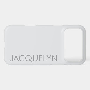 Customised Name Stylish Modern Minimal Monogram