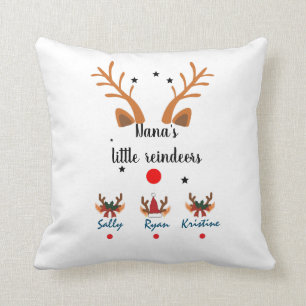 Customised Nana's little reindeer  Cushion
