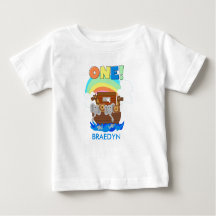 Customised Noah's Ark Baby 1st Birthday T-shirt