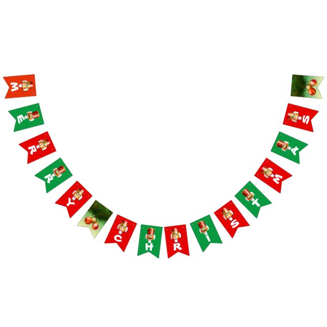 Customised Nutty Nutcrackers Cartoon Bunting (All)