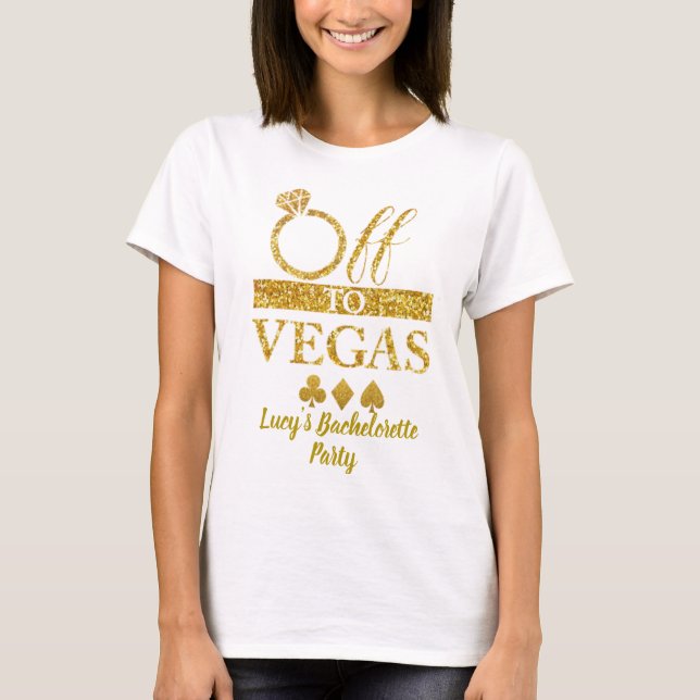 Customised Off to Vegas T-shirt (Front)