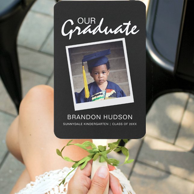 Customised  Our Graduate | Photo Graduation Hand Fan (Creator Uploaded)