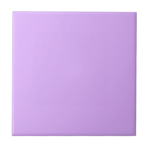 Customised Pastel Mauve Solid Colour Minimalist   Ceramic Tile
