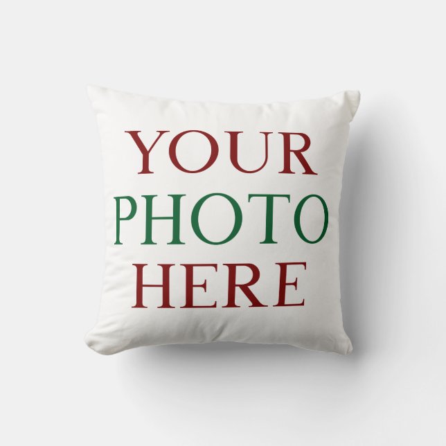 Customised Personalised Photo Double Sided DIY Cushion (Front)