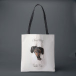 Customised Pet Dog Cat   Tote Bag<br><div class="desc">Customise a photo of your loving pet dog,  cat,  or. Easily add name of choice.  Ideal gift idea for yourself or others for any special occasion.</div>