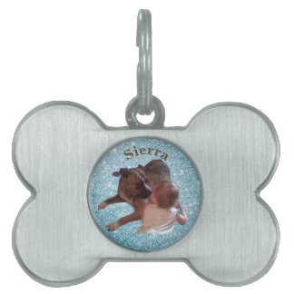 Customised Pet Photo Pet ID Tag